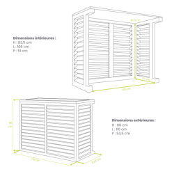 CACHE CLIM - BOIS - taille M