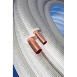 Liaison frigorifique isolée double M1 1/4 - 3/8 épaisseur isolant 8 mm longueur 20 m