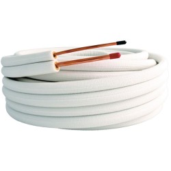 Liaison frigorifique isolée double M1 1/4 - 3/8 épaisseur isolant 8 mm longueur 20 m