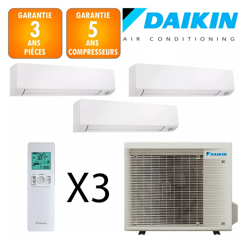 Daikin Tri-split 3MXM40A + 3 X CTXM15A